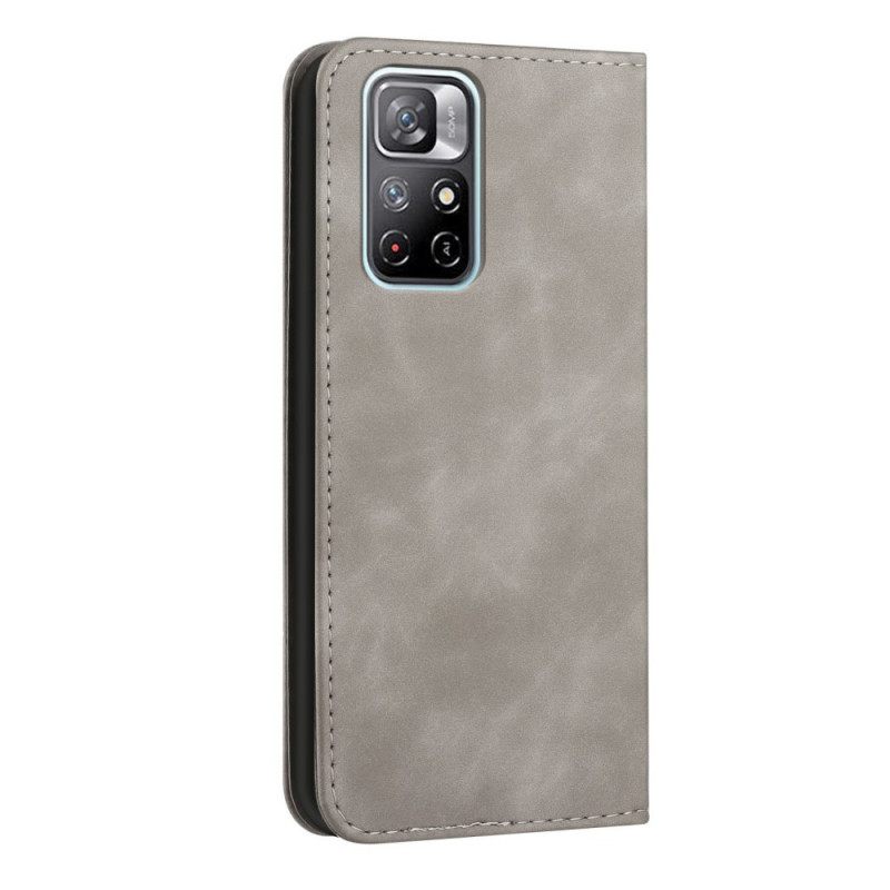 Puhelinkuoret Poco M4 Pro 5G Kotelot Flip Style Leather S-design