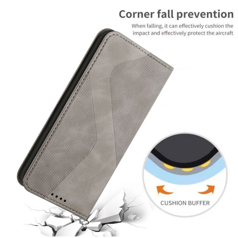 Puhelinkuoret Poco M4 Pro 5G Kotelot Flip Style Leather S-design