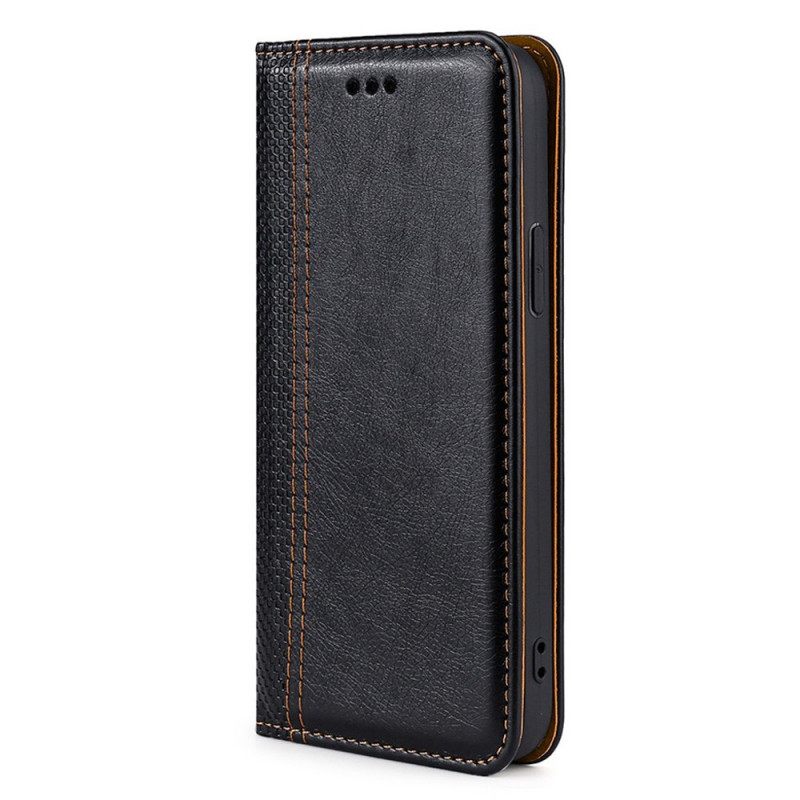 Puhelinkuoret Poco M4 Pro 5G Kotelot Flip Vintage Leather Style