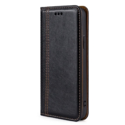 Puhelinkuoret Poco M4 Pro 5G Kotelot Flip Vintage Leather Style