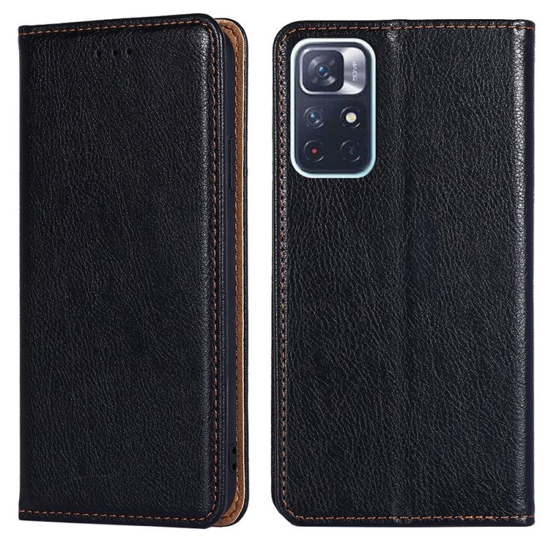 Puhelinkuoret Poco M4 Pro 5G Kotelot Flip Vintage Leather Style