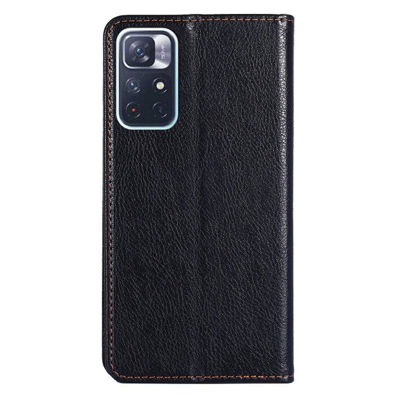 Puhelinkuoret Poco M4 Pro 5G Kotelot Flip Vintage Leather Style