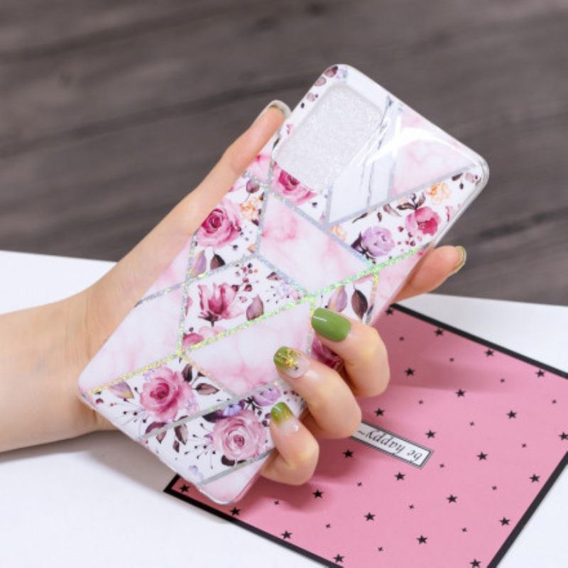 Case Samsung Galaxy A52 4G / A52 5G / A52s 5G Marmoroidut Kukat