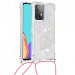 Case Samsung Galaxy A52 4G / A52 5G / A52s 5G Paljetteja Kiristysnyörillä