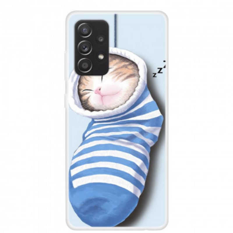 Case Samsung Galaxy A52 4G / A52 5G / A52s 5G Sleeping Kitten