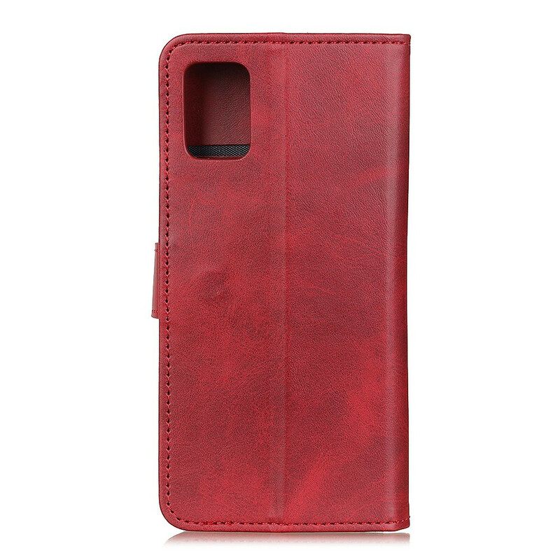 Flip Case Samsung Galaxy A52 4G / A52 5G / A52s 5G Retro Mattanahkaefekti