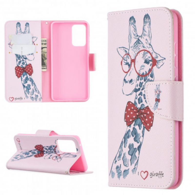 Kotelot Samsung Galaxy A52 4G / A52 5G / A52s 5G Brainy Giraffe