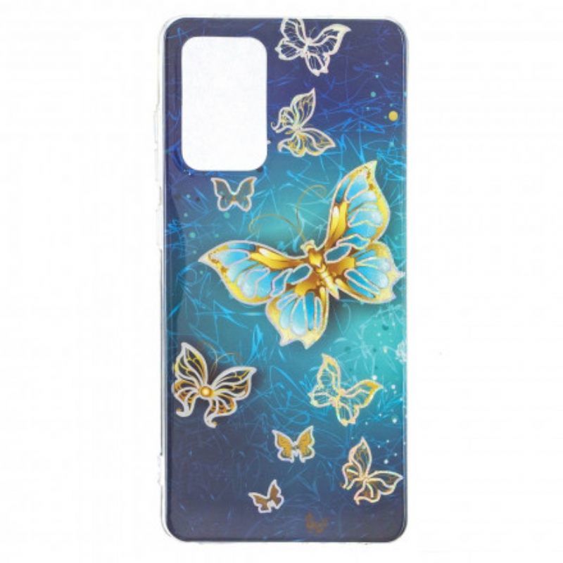 Kuori Samsung Galaxy A52 4G / A52 5G / A52s 5G Butterflies Design