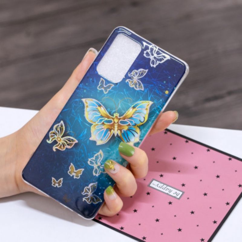 Kuori Samsung Galaxy A52 4G / A52 5G / A52s 5G Butterflies Design