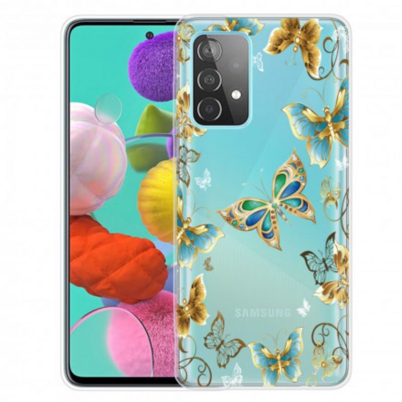 Kuori Samsung Galaxy A52 4G / A52 5G / A52s 5G Butterflies Design