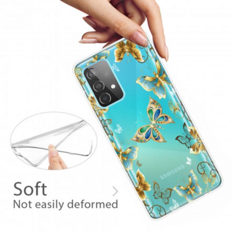 Kuori Samsung Galaxy A52 4G / A52 5G / A52s 5G Butterflies Design