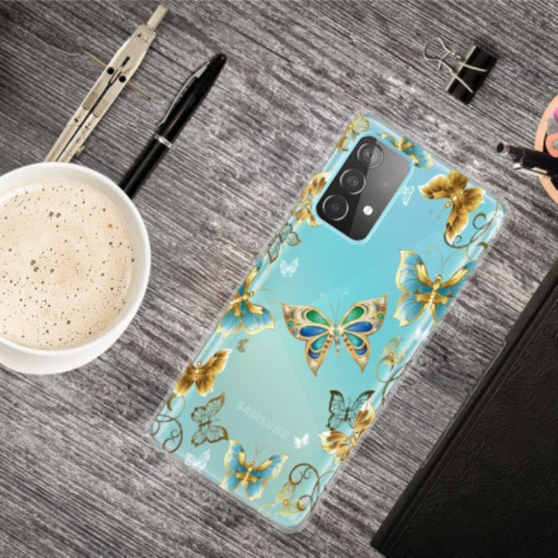 Kuori Samsung Galaxy A52 4G / A52 5G / A52s 5G Butterflies Design