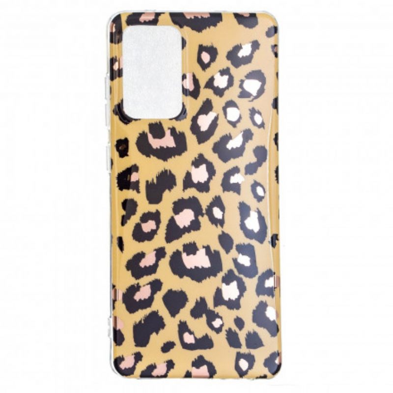 Kuori Samsung Galaxy A52 4G / A52 5G / A52s 5G Leopard Style Marble