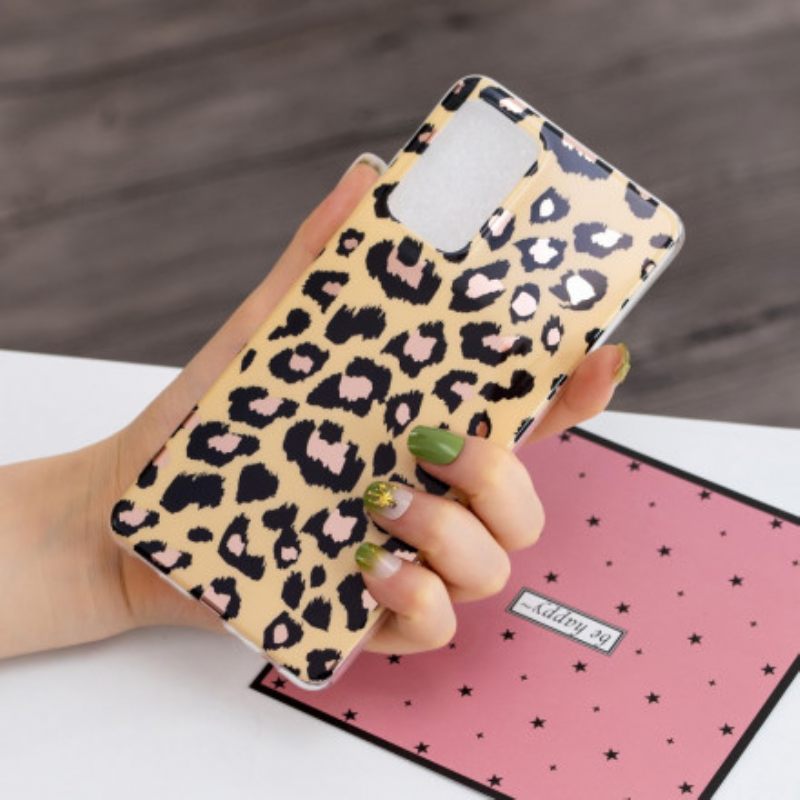 Kuori Samsung Galaxy A52 4G / A52 5G / A52s 5G Leopard Style Marble