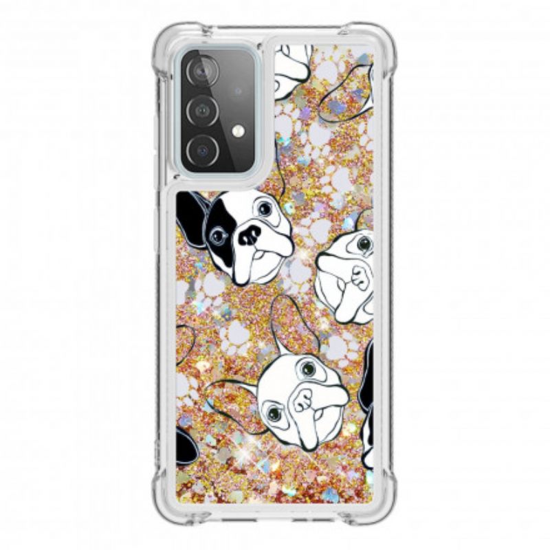 Kuori Samsung Galaxy A52 4G / A52 5G / A52s 5G Mr Dog Glitter