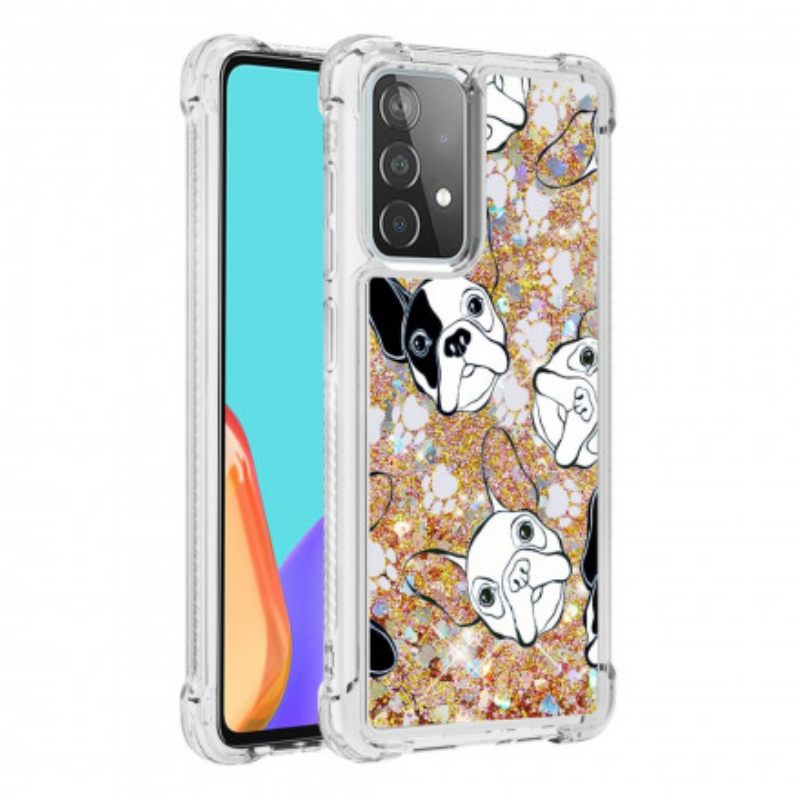 Kuori Samsung Galaxy A52 4G / A52 5G / A52s 5G Mr Dog Glitter