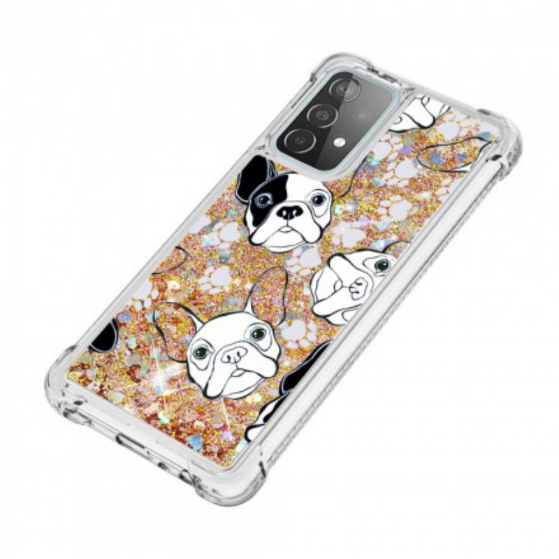 Kuori Samsung Galaxy A52 4G / A52 5G / A52s 5G Mr Dog Glitter