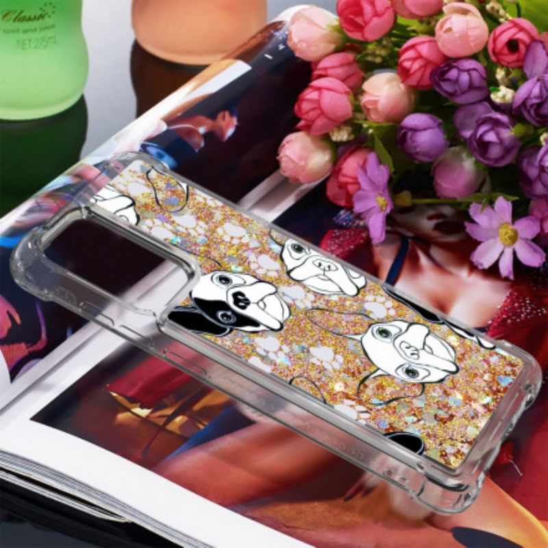 Kuori Samsung Galaxy A52 4G / A52 5G / A52s 5G Mr Dog Glitter