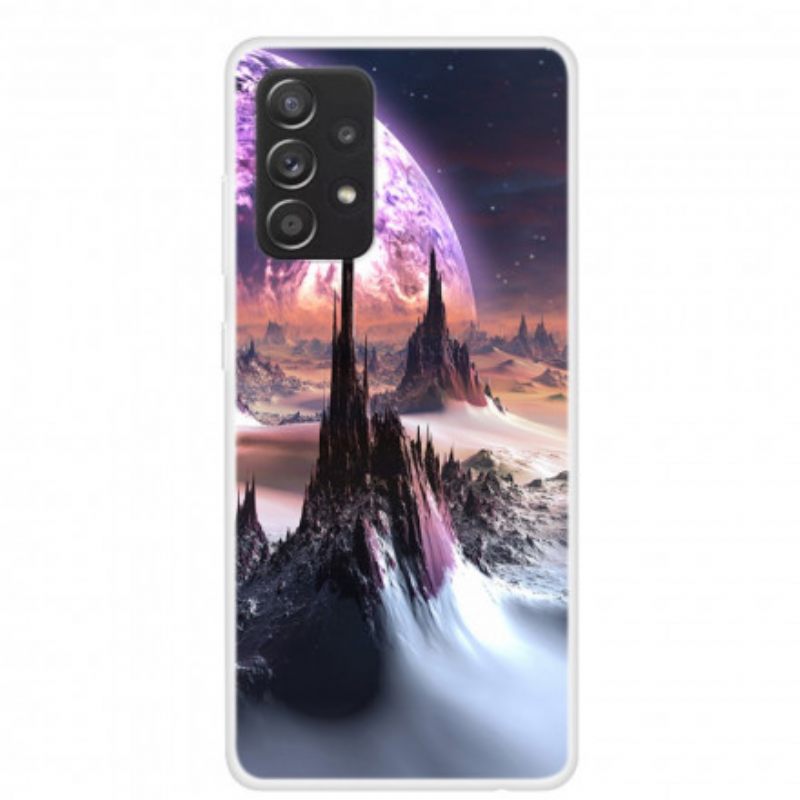 Kuori Samsung Galaxy A52 4G / A52 5G / A52s 5G Silicone Dreams Of Planets