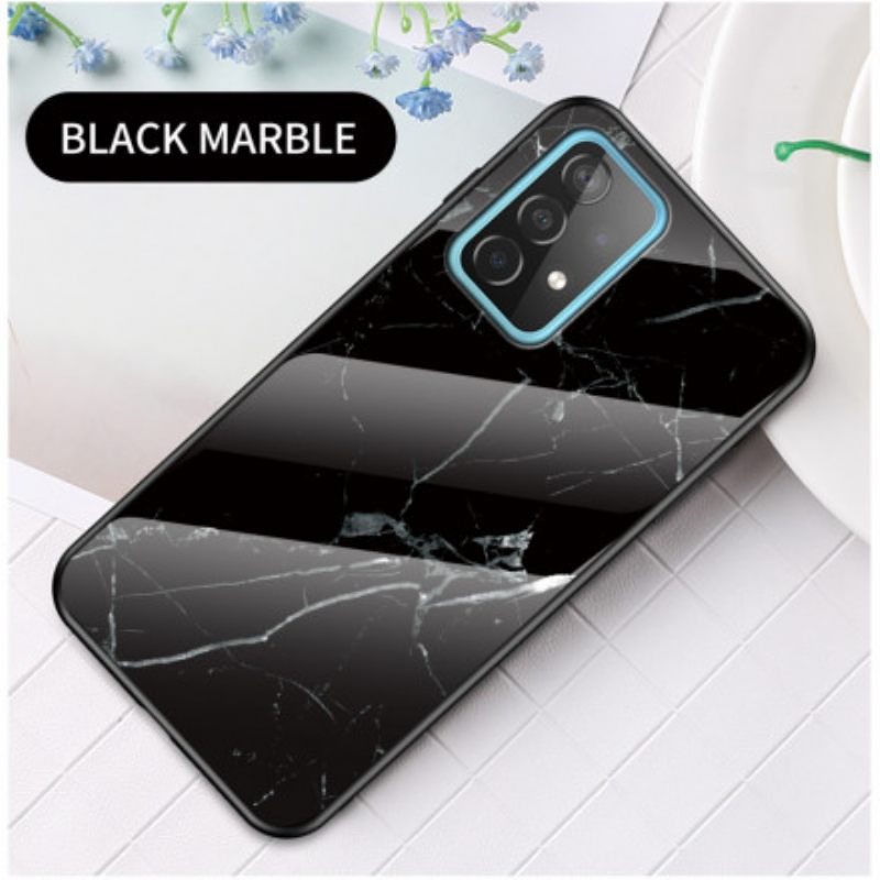 Kuori Samsung Galaxy A52 4G / A52 5G / A52s 5G Tempered Glass Marble Colors