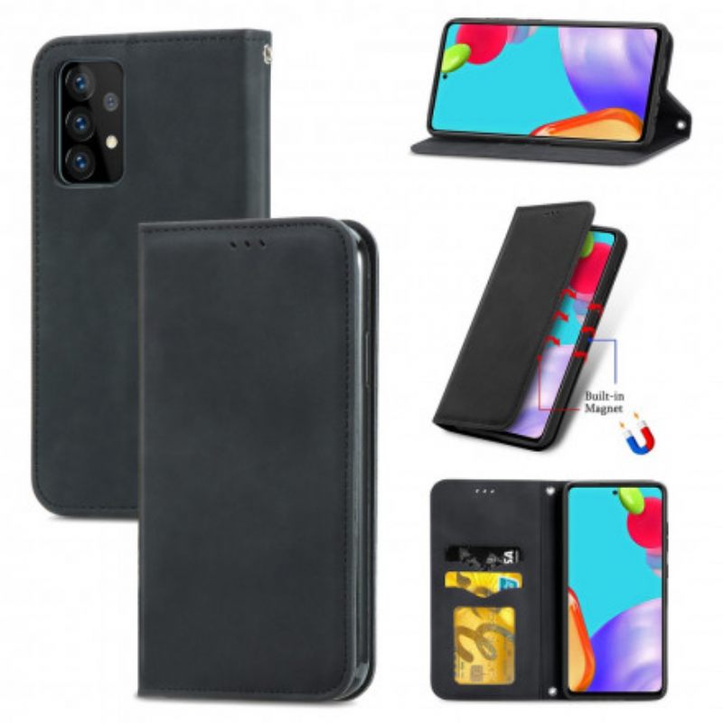 Puhelinkuoret Samsung Galaxy A52 4G / A52 5G / A52s 5G Kotelot Flip Chic Leather Effect