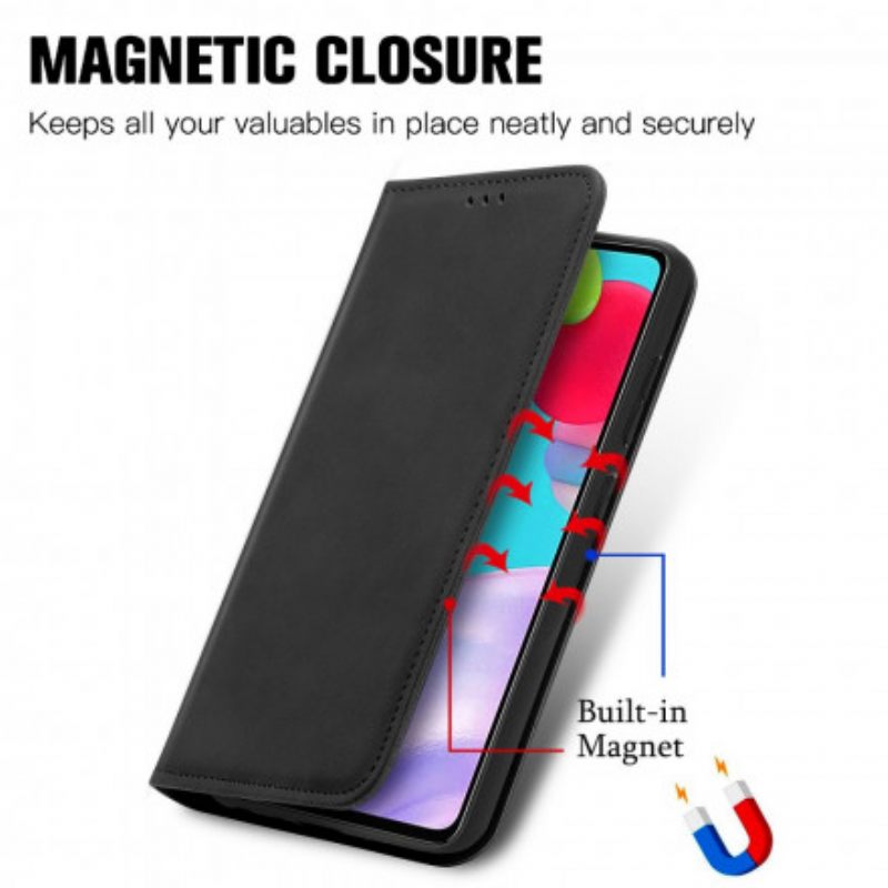 Puhelinkuoret Samsung Galaxy A52 4G / A52 5G / A52s 5G Kotelot Flip Chic Leather Effect