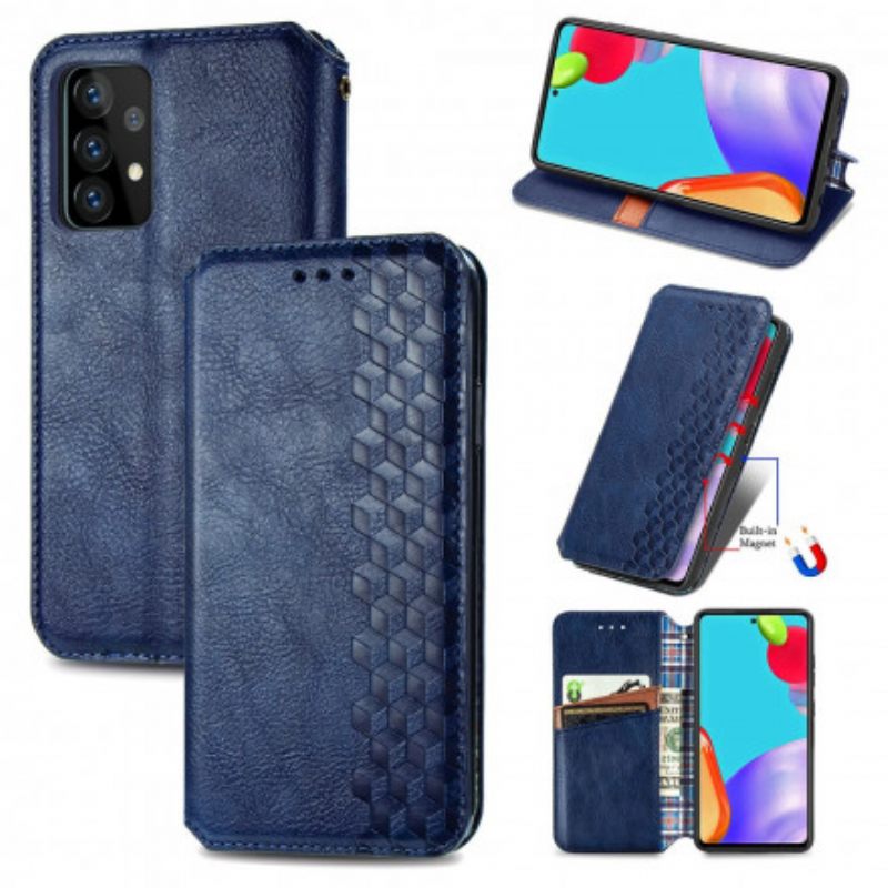 Puhelinkuoret Samsung Galaxy A52 4G / A52 5G / A52s 5G Kotelot Flip Diamond Texture Leather Effect