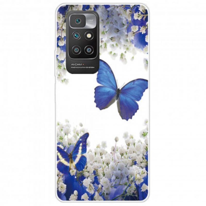 Case Xiaomi Redmi 10 Flight Of Butterflies