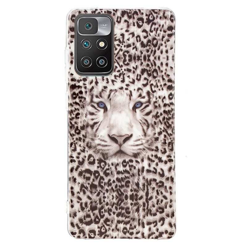 Case Xiaomi Redmi 10 Fluoresoiva Leopard