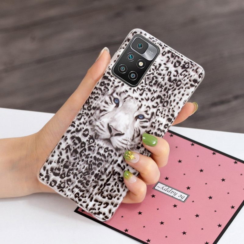 Case Xiaomi Redmi 10 Fluoresoiva Leopard