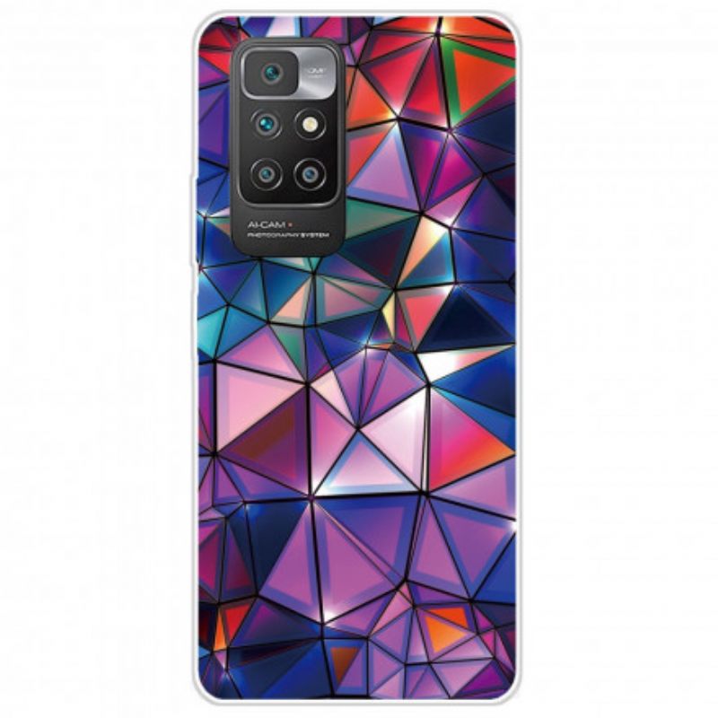 Case Xiaomi Redmi 10 Joustava Geometria