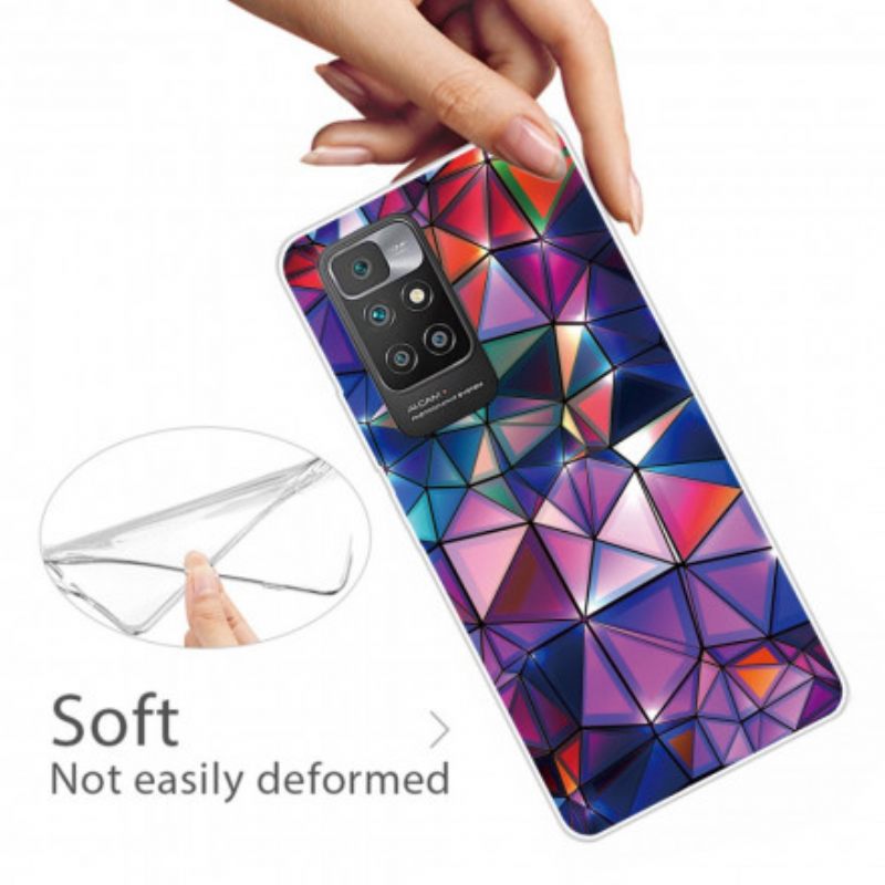 Case Xiaomi Redmi 10 Joustava Geometria