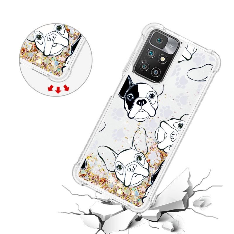 Case Xiaomi Redmi 10 Mr Dog Glitter