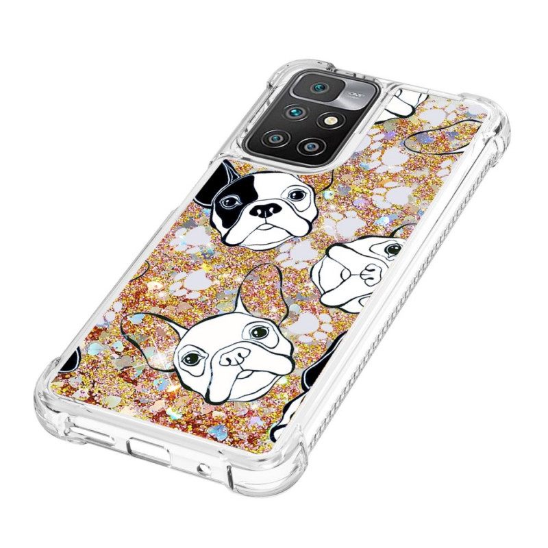 Case Xiaomi Redmi 10 Mr Dog Glitter