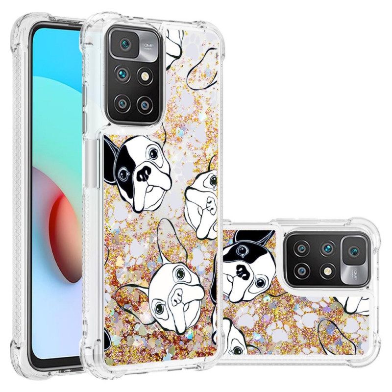 Case Xiaomi Redmi 10 Mr Dog Glitter