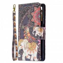 Flip Case Xiaomi Redmi 10 Elephant Vetoketjutasku