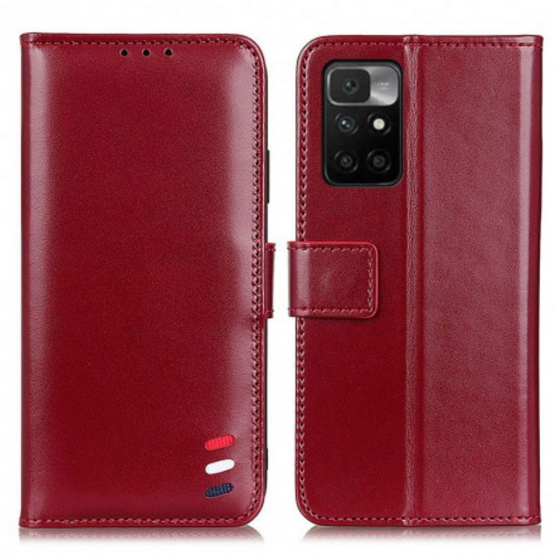 Flip Case Xiaomi Redmi 10 Tricolor Leather Effect