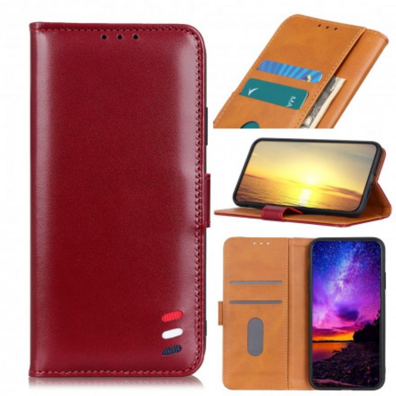 Flip Case Xiaomi Redmi 10 Tricolor Leather Effect