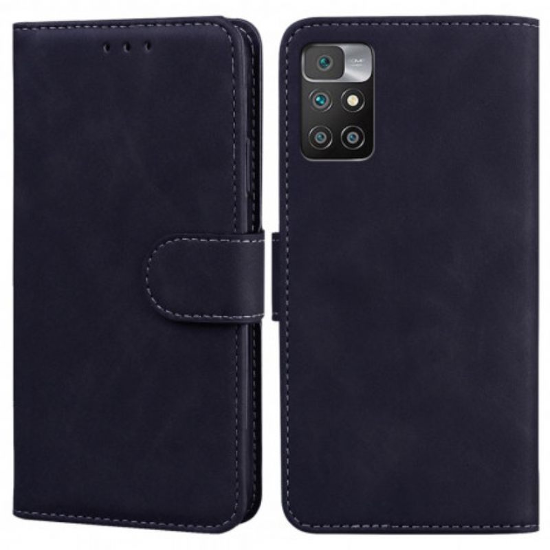 Kotelot Xiaomi Redmi 10 Faux Leather Retro