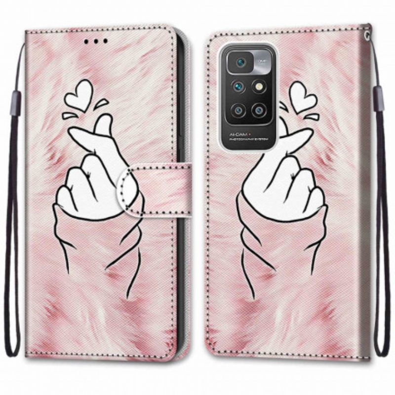 Kotelot Xiaomi Redmi 10 Finger Heart