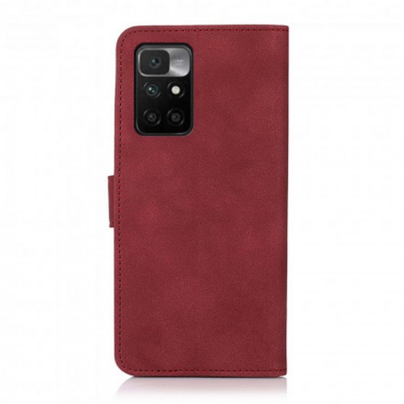 Kotelot Xiaomi Redmi 10 Khazneh Texture Leather Effect