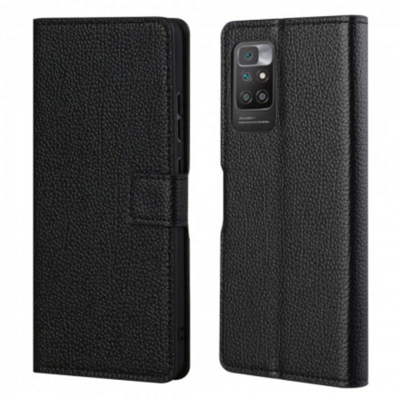 Kotelot Xiaomi Redmi 10 Litchi Grain Leather Effect