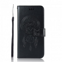 Kotelot Xiaomi Redmi 10 Nahkaefekti Dreamcatcher Pöllö