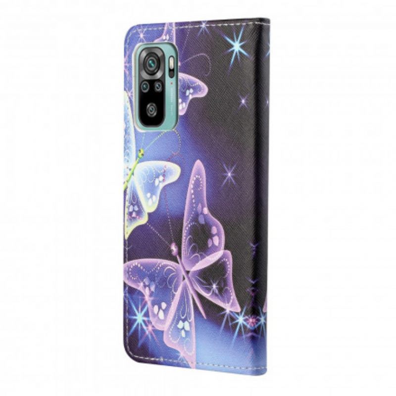 Kotelot Xiaomi Redmi 10 Neon Butterflies