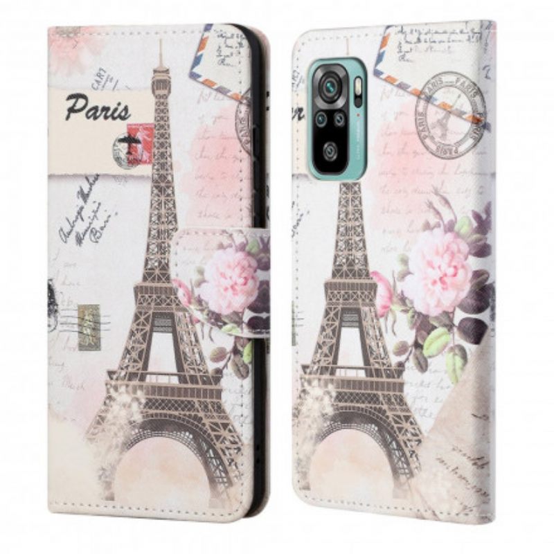 Kotelot Xiaomi Redmi 10 Retro Eiffel-torni