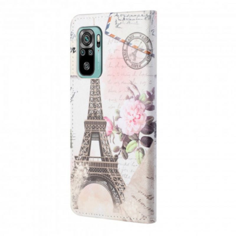 Kotelot Xiaomi Redmi 10 Retro Eiffel-torni