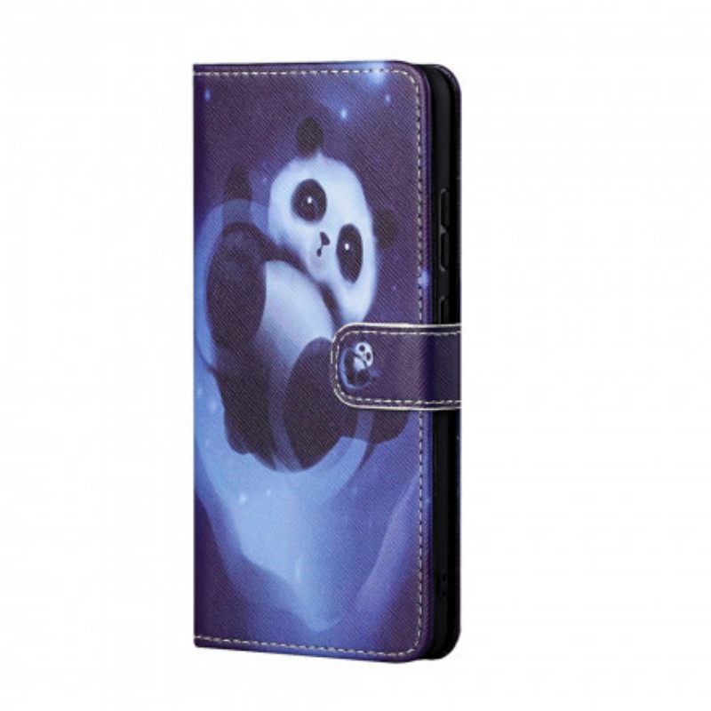 Kotelot Xiaomi Redmi 10 Suojaketju Kuori Panda Space Lanyard