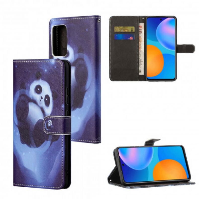 Kotelot Xiaomi Redmi 10 Suojaketju Kuori Panda Space Lanyard