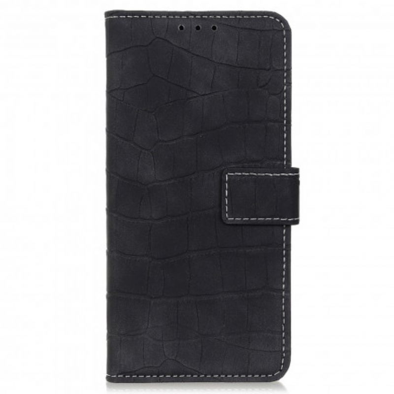 Kotelot Xiaomi Redmi 10 Vintage Crocodile Skin Style