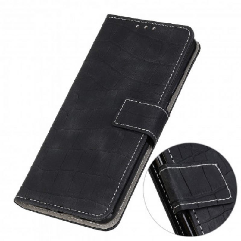 Kotelot Xiaomi Redmi 10 Vintage Crocodile Skin Style